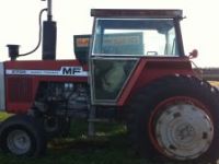 AgGPS Sales & Service 1978 Massey Fergusson Tractor and Bail King