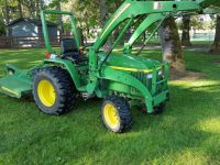 Tractors 2005 John Deere 790 Diesel Tractor With Front End Loader and