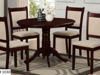 Furniture SOLID WOOD 5PCS DINNING SET WITH 42