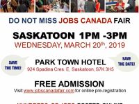 Contact Centre Jobs FREE: Saskatoon Job Fair – March 20th, 2019