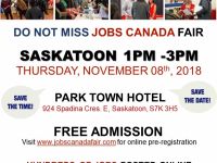 Business Opportunities SASKATOON JOB FAIR: NOVEMBER 8TH, 2018