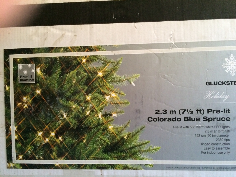 GLUCKSTEIN HOME CHRISTMAS  TREES PRE LIT UNLIT new in 