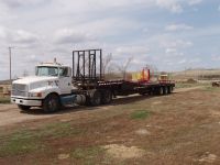 Tractor Units sq.bale self-unloading trailer/ tractor/FELaccumulator