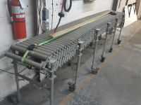 Conveyors 2 x 10FT -FLEXIBLE, EXPANDABLE SKATE WHEEL CONVEYOR BELT